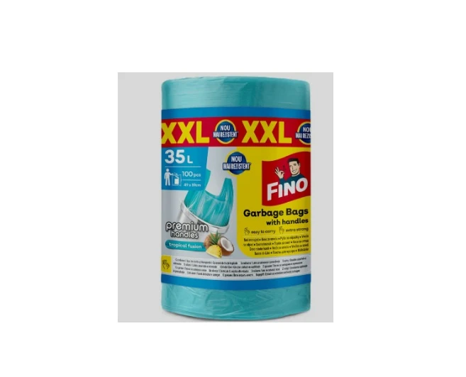 Saci Menaj Color 35 L Cu Maner 100 Buc Parfumati Fino